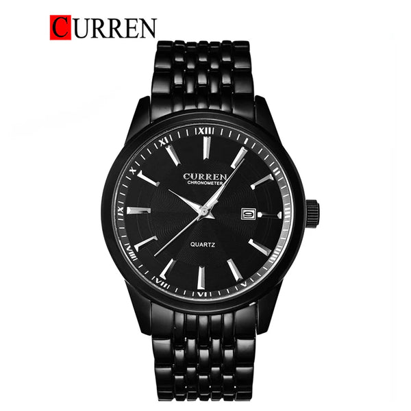 CURREN -  Original Brand Stainless Steel Band Wrist Watch For Men-8052-01