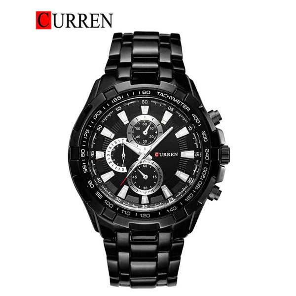 CURREN -  Original Brand Stainless Steel Band Wrist Watch For Men-8023-01