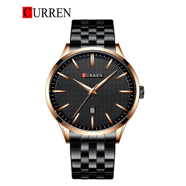 CURREN -  Original Brand Stainless Steel Band Wrist Watch For Men-8364-02