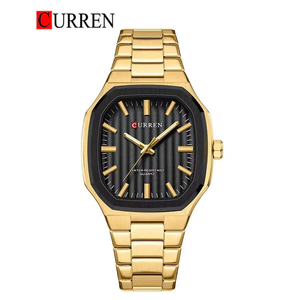 CURREN -  Original Brand Stainless Steel Band Wrist Watch For Men-8458-02