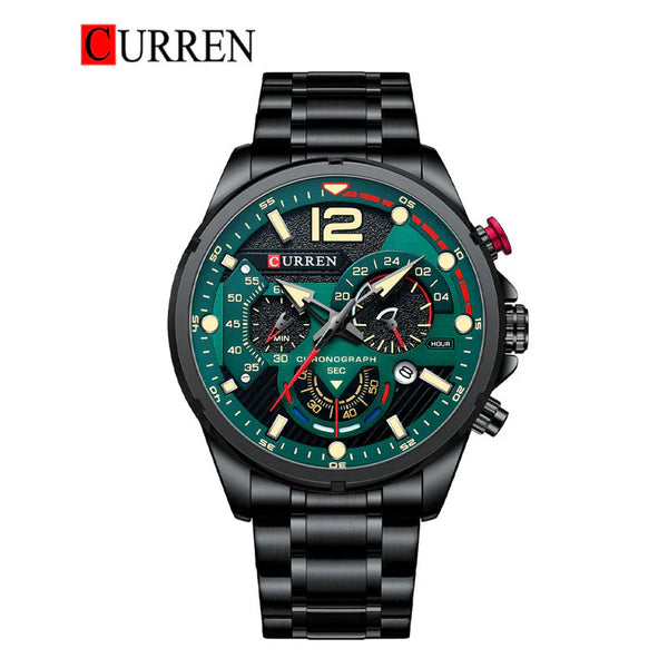 CURREN -  Original Brand Stainless Steel Band Wrist Watch For Men-8395-02