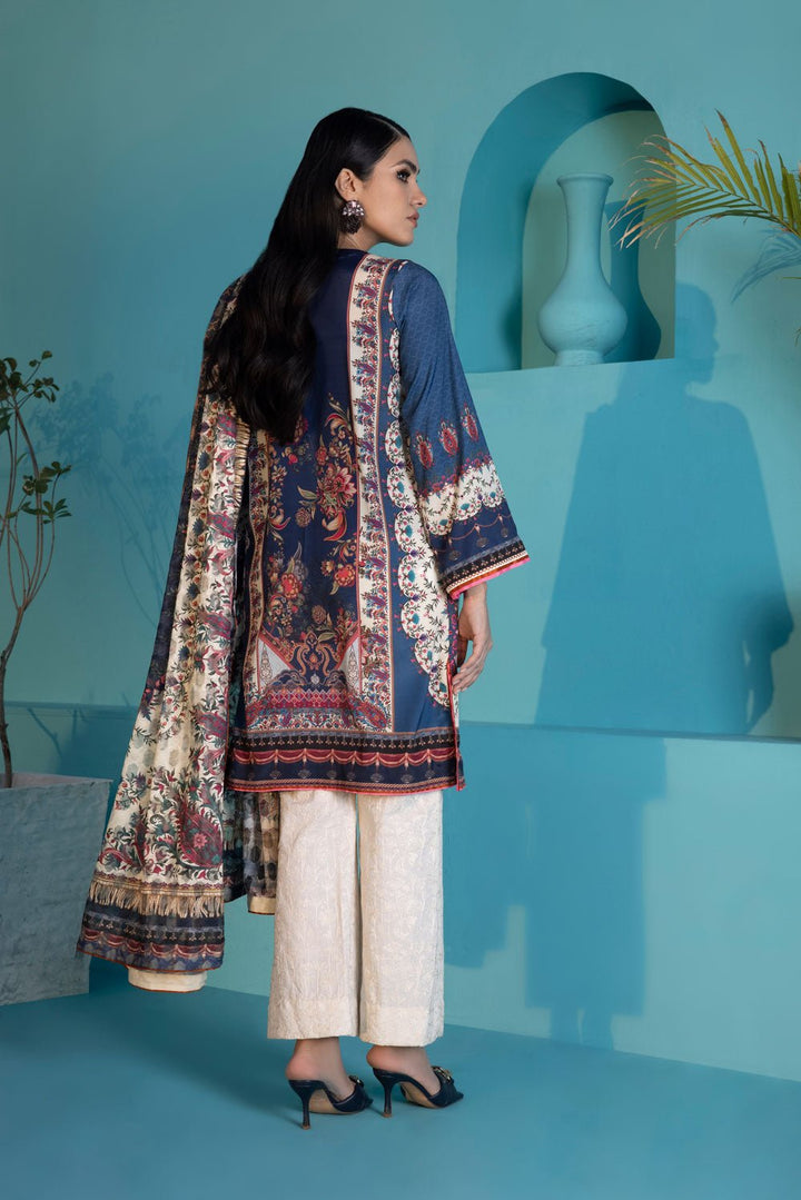 Sapphire 2 Piece - Embroidered Silk Suit