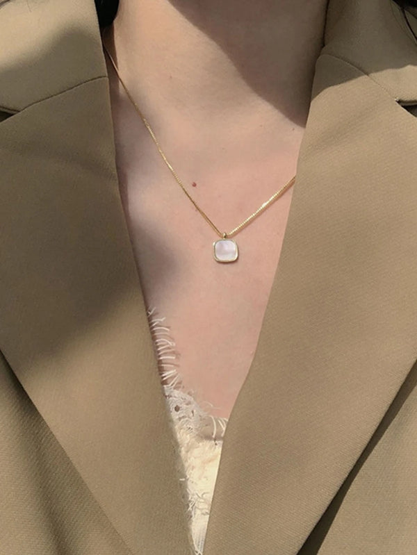 Shein Geometric pendant necklace