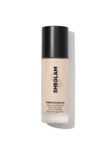 SHEGLAM - Complexion Pro Long Lasting Breathable Matte Foundation-Chantilly Matte Sweat-proof Foundation Oil Control Full Coverage Pore-less Concealer Waterproof Flawless