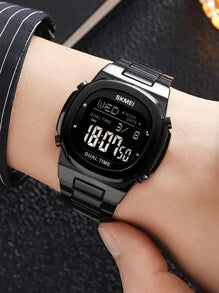 Shein -  Men Water Resistant Digital Watch