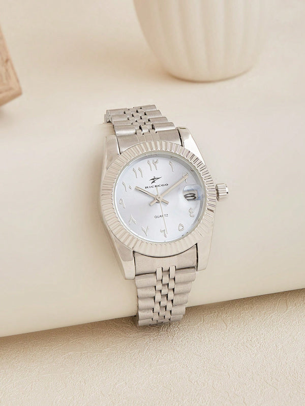 Shein - 1Pc Ladies' Classic Quartz Wristwatch Suitable For Daily Wear And Gift Giving