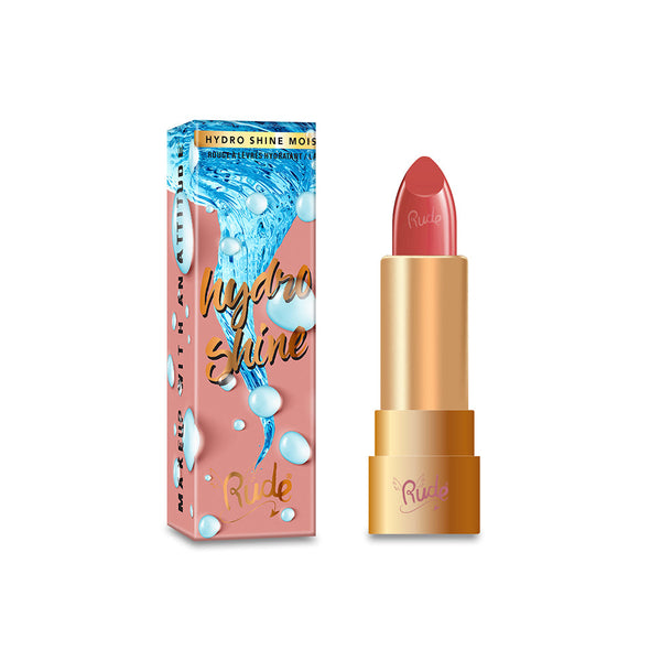 Rude Cosmetics - Hydro Shine Moisturizing Lipstick - Mauve Blush