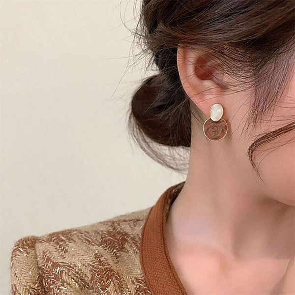 Shein Round drop earrings