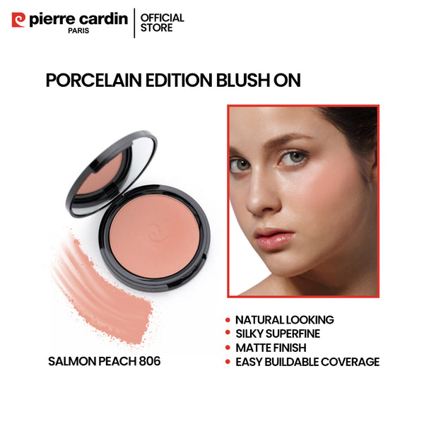 Pierre Cardin Paris - Porcelain Edition Blush On - Salmon Peach 806