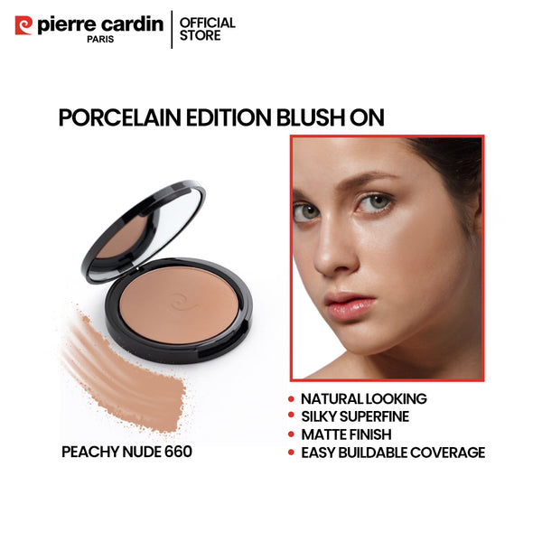 Pierre Cardin Paris - Porcelain Edition Blush On - Peachy Nude 660