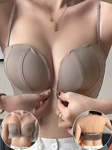 Shein - Front Closure Strapless Bra