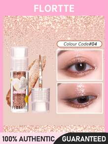 Shein  - FLORTTE Heart Strike Liquid Eyeshadow 04# 1.5g