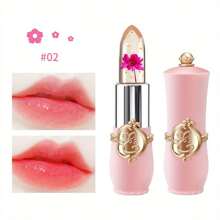 Shein  - Flower Jelly Lipstick Set Temperature Changing Moisturizing Cream Flower Lipstick Long-Lasting