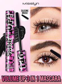 Shein  - Misslyn Volume Up 3 In 1 Mascara, Long-Lasting, Extending Eyelashes, Lightweight Formula