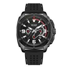 Shein - MEGIR MEGIR Luxury Men's Quartz Military Watches