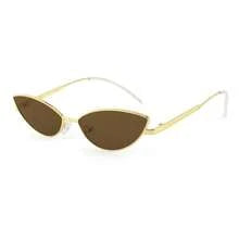 Shein - Fashion Designer Sunglasses Petals Shape Arc Temple Design