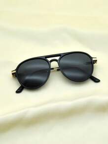 Shein - Unisex Fashion Decorative Sunglasses