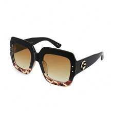 Shein - Retro Trendy Square Sunglasses