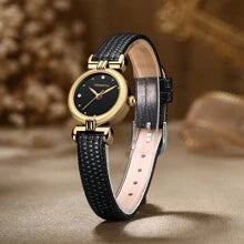 Shein -  Women's Watch Original Korean Elegant Style Leather Strap