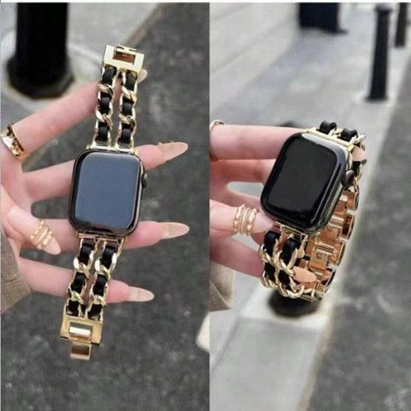 Shein - 2025 Luxury Gold Clover Rhineston Band