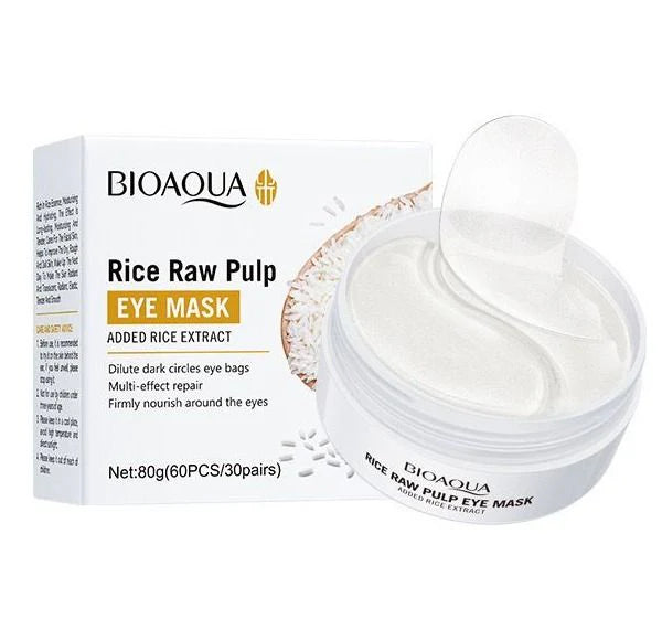 Bioaqua - Rice Pulp Eye Mask 60Pc 80G