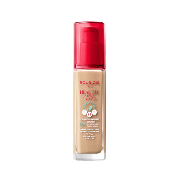 Bourjois - Healthy Mix Clean Vegan Foundation 52.2 Golden Beige 30ml