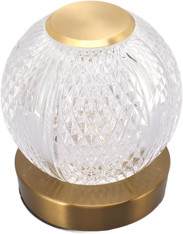 Home.Co- Round Crystal Table Lamp