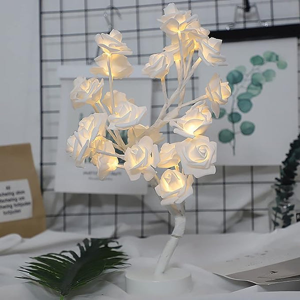 Home.Co - White Flower Lamp