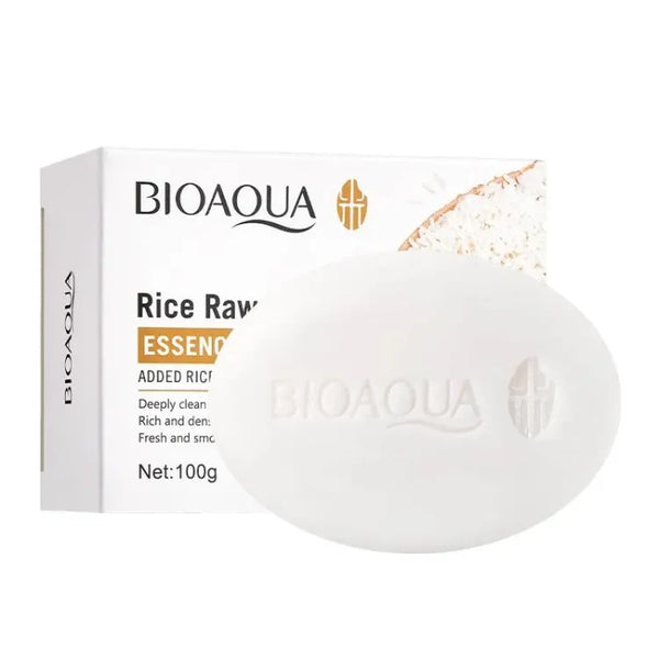 Bioaqua - Rice Raw Pulp Essence Soap 100G