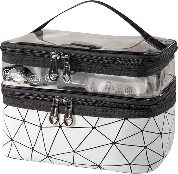 Home.Co- Double Layer Makeup Bag