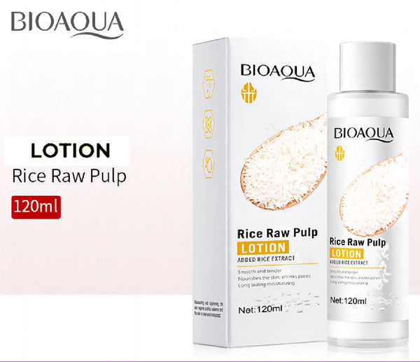 BIOAQUA - Rice Raw Pulp Moisturizing Lotion 120ml