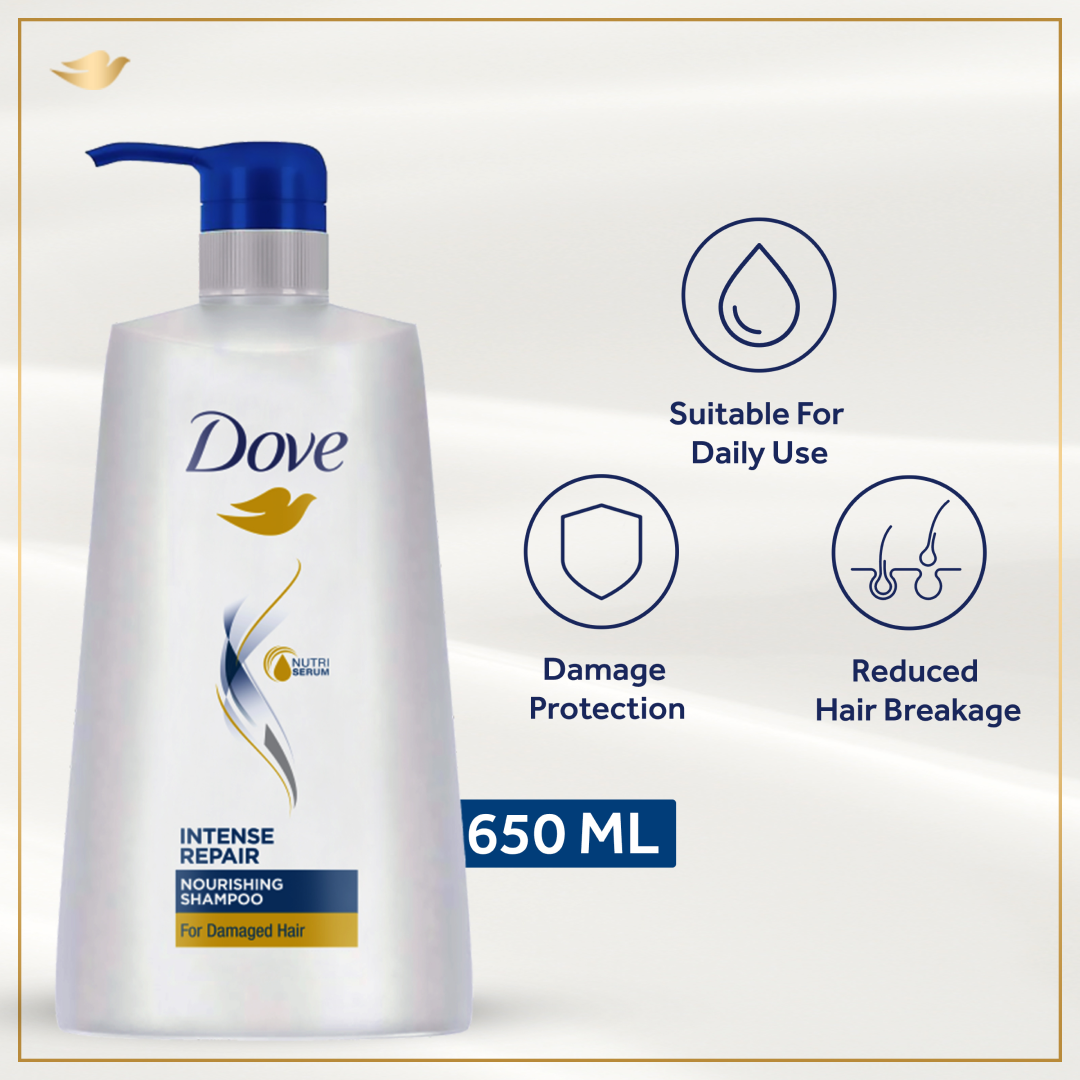 Dove Intense Repair Shampoo - 650ML