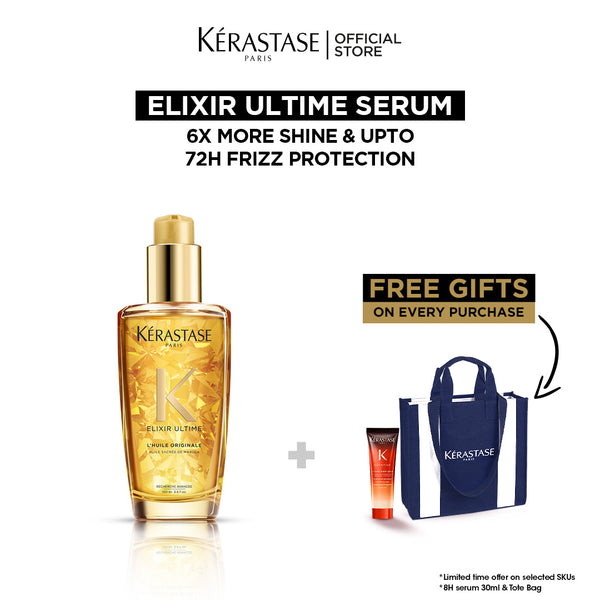 Kerastase- Elixir Ultime Originale Hair Oil 100 ML - Add Shine to Dull Hair.