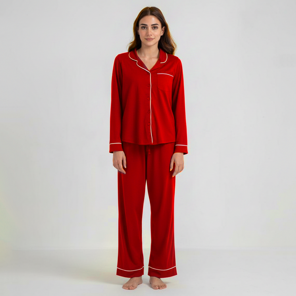 Emerce - PJ SET-  Rose Red