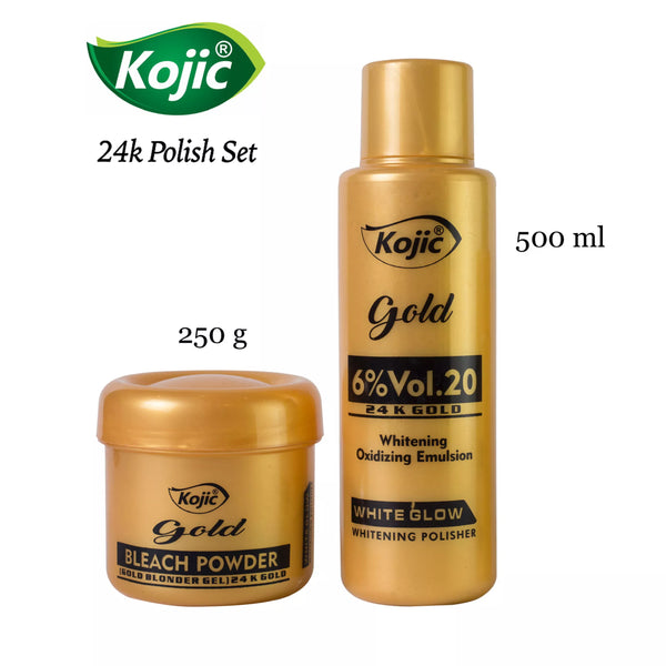 Kojic 24k Polisher Set (Salon Size)