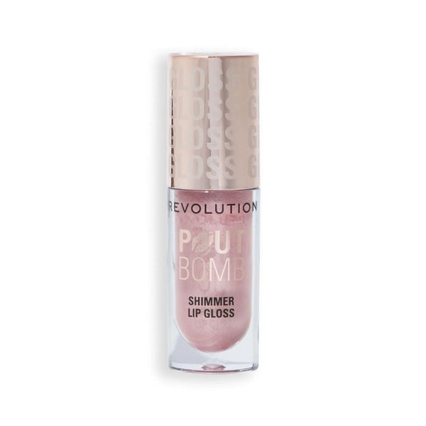 Makeup Revolution Pout Bomb Shimmer Gloss - Shine Pink