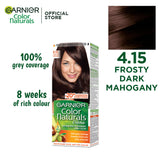 Garnier Color Naturals- 4.15 Frosty Dark Mahogany Hair Color