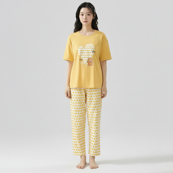 Emerce - M-Cute Bear Printed Night Suit