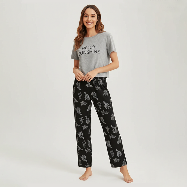 Emerce - M-Hello Sunshine Printed Night Suit