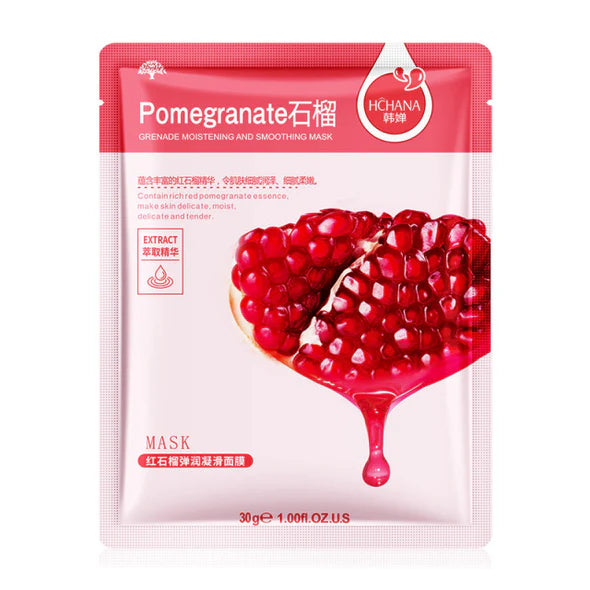 BIOAQUA - HCHANA Skin Care Pomegranate Soothing Sheet Mask