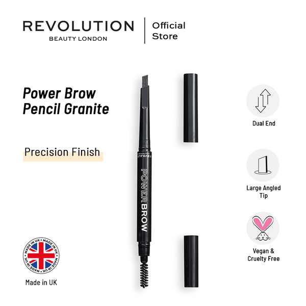 Makeup Revolution- Power Brow Pencil Granite