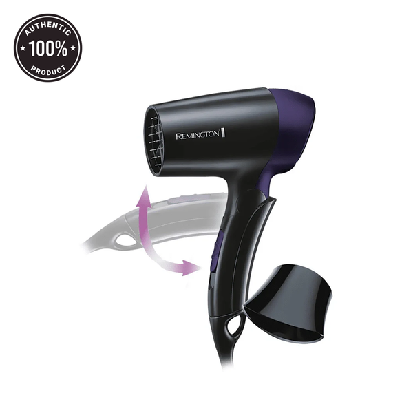 Remington- D2400 Travel Hair Dryer "ON THE GO" 1400W Black/Blue