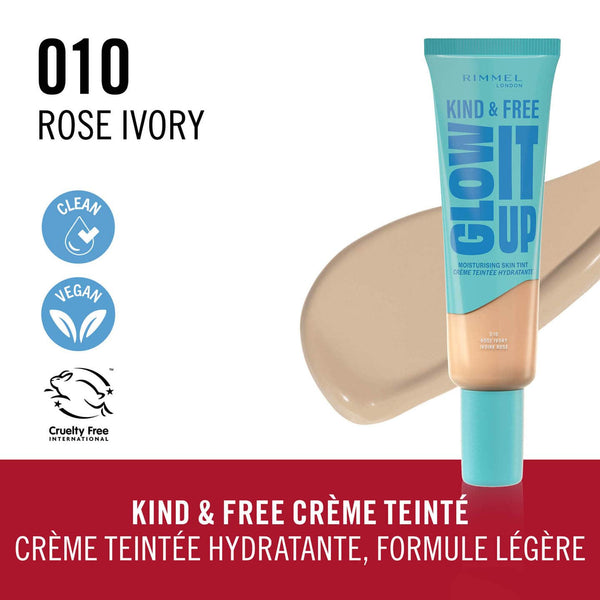 Rimmel Kind &  Free Liquid foundation 30Ml Moisturising Rose Ivory Iv