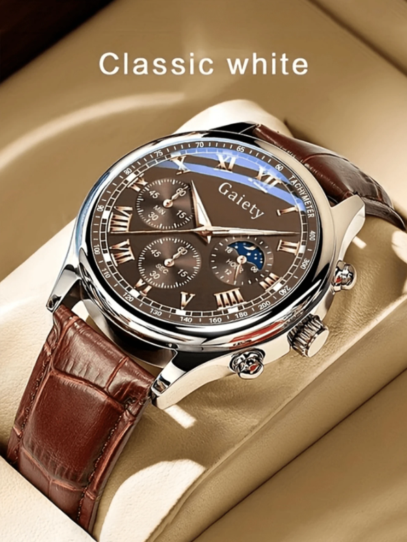 Shein - GAIETY 1pc Classic Roman Numeral Womens Watch