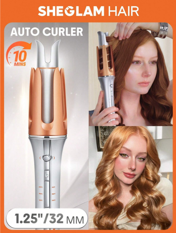 SHEGLAM - HAIR It-Curl One-Touch Instant Curler,32mm Automatic Hair Curler