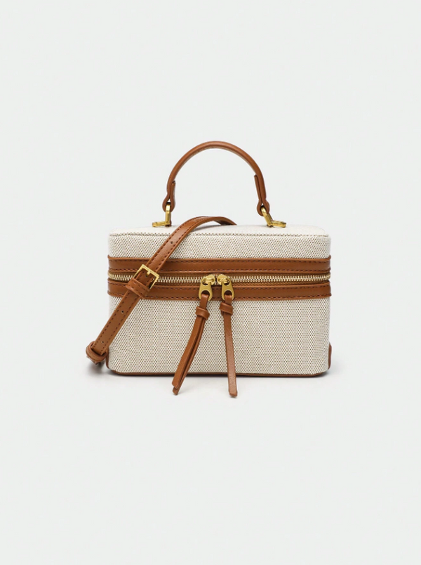 Shein - 2024 Spring New Collection Women Black Structured Shoulder Crossbody Bag