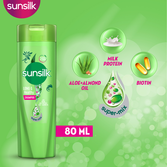 Sunsilk Long & Healthy Shampoo - 80ML