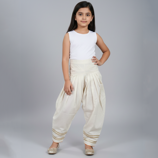 Sapphire - Classic Ethnic Pleated Pants ( Only Pant )