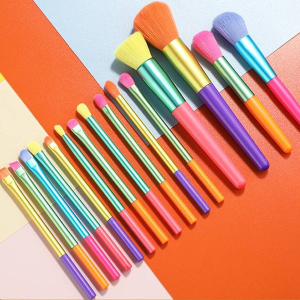 The Original-5Pcs Colourful Makeup Brush Set Premium Gift