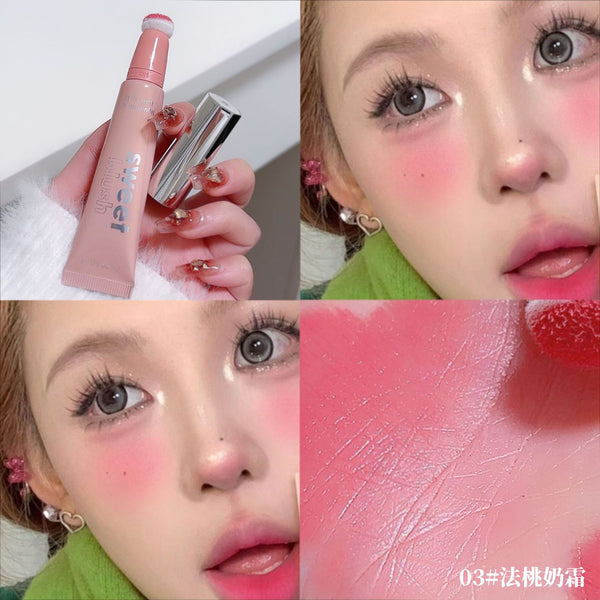 Miss Lara - New Sweet Matte Cheek Cream Liquid Tube Blush-03